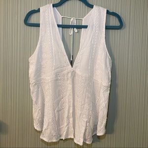 Free People V-Neck Babydoll Tank